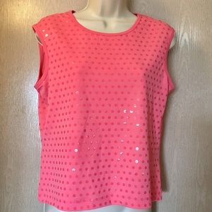 Petite Sophisticate Top w/Seq-MP *see desc